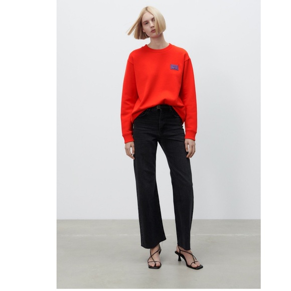 Zara round neck sweatshirt - Picture 3 of 9